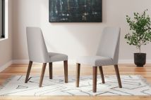 Signature Design by Ashley® D615-01 Lyncott - Light Gray / Brown - Dining Uph Side Chair (Set of 2)