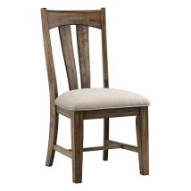Intercon WY-CH-925W-GPG-RTA Whiskey River - Slat Chair - Dark Brown