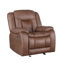 New Classic U2505-13P1-BRW Morello - Glider Recliner With Power Footrest - Brown