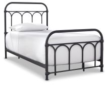 Ashley Furniture B280-671 Ashley Furniture B280-671 Nashburg - Twin Metal HDBD/Ftbd/Rails - Black