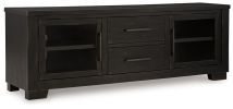Ashley Furniture W841-168 Galliden - Extra Large TV Stand - Black