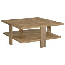 Coaster Fine Furniture 707718 Dawn - Square Engineered Wood Coffee Table - Mango Brown