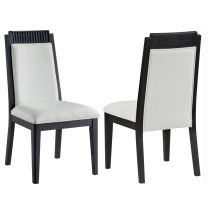 Coaster Fine Furniture 108232 Brookmead - Wood Dining Side Chair (Set of 2) - Ivory And Black
