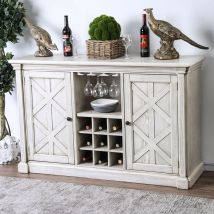 Furniture of America CM3089SV Georgia - Server - Antique White