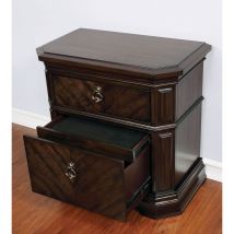 Furniture of America CM7751N Calliope - Nightstand - Espresso