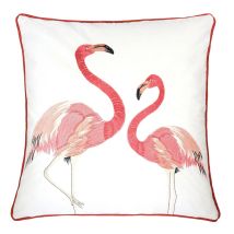 Furniture of America PL8046-2PK Lina - Pillow (Set of 2) - Ivory / Pink