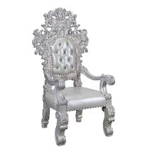 ACME DN00691 Valkyrie - Arm Chair (Set of 2) - Antique Platinum