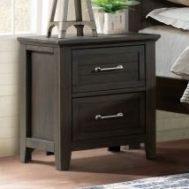 Furniture of America FOA7916N Alaina - Nightstand With USB Plug - Walnut