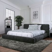 Furniture of America CM7545CK-BED Wolsey - California King Bed - Dark Gray