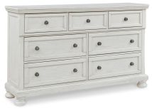 Ashley Furniture B742-31 Robbinsdale - Dresser - 7 Drawers - Antique White