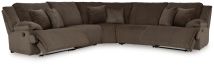 Ashley Furniture 92705S3 Ashley Furniture 92705S3 Top Tier - 5-Piece Reclining Sectional - Chocolate