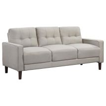 Coaster Fine Furniture 506785 Bowen - Upholstered Track Arm Tufted Sofa - Beige