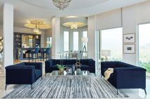 CoasterEssence 509211-S3 Chalet - 3 Piece Upholstered Tuxedo Arm Tufted Sofa Set - Blue