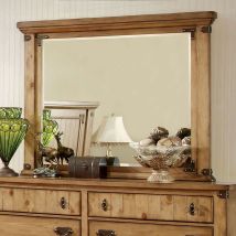 Furniture of America CM7449M Pioneer - Mirror - Weathered Elm