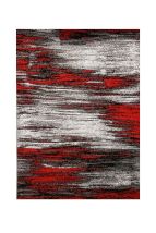 Furniture of America RG5184M Sivas - 8' x 10' Area Rug - Gray / Red