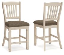 Ashley Furniture D647-124 Bolanburg - Upholstered Barstool (Set of 2) - Beige