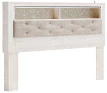 Ashley Furniture B2640-69 Altyra - King UPH Panel Bookcase HDBD - White