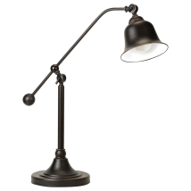 CoasterEssence 901186 Eduardo - Bell Down Bridge Table Lamp - Dark Bronze