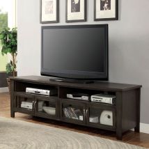 Furniture of America CM5903-TV-72 Alma - 72" TV Stand - Gray - Wood