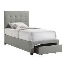 Intercon UB-BR-KCYTWN-SMK-C Intercon UB-BR-KCYTWN-SMK-C Kaycee - Twin Storage Bed - Smoke