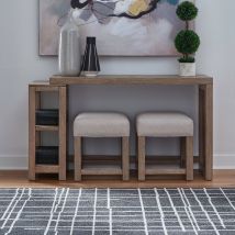 Liberty Furniture 351-OT-A3PCS Corso - 3 Piece Console Set - Natural & Concrete