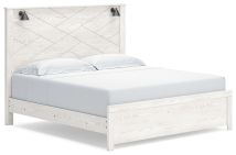 Ashley Furniture B1190B9 Ashley Furniture B1190B9 Gerridan - King Panel Bed With Sconces - White
