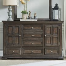 Liberty Furniture 361-BR31 Big Valley - 2 Door 6 Drawer Dresser - Brownstone