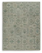 Signature Design by Ashley® R406911 Jossland - Green / Iory - Large Rug