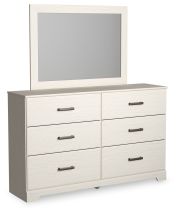 Ashley Furniture B2588B1 Stelsie - Dresser, Mirror - White