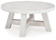 Signature Design by Ashley® T727-8 Jallison - Off White - Round Cocktail Table
