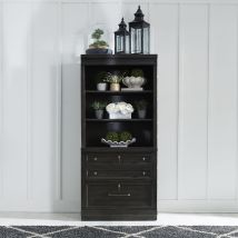 Liberty Furniture 879-HO-2PCS Harvest Home - 2 Piece Hutch & Cabinet Set - Chalkboard