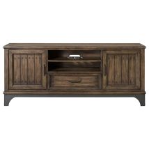 Intercon WY-HT-7030-GPG-C Whiskey River - 70" Console - Dark Brown
