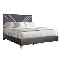 New Classic 00-B1826-300 New Classic 00-B1826-300 Symmetry - Queen Bed - Gray