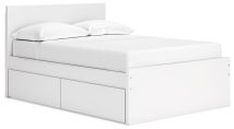 Ashley Furniture EB9630B11 Ashley Furniture EB9630B11 Onita - Full Panel Platform Bed With 1 Side Storage - White