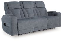 Ashley Furniture PC4980215 Studio Cave - Power Reclining Sofa - Steel