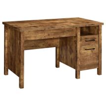 CoasterEveryday 881240 Delwin - 2-Drawer Lift Top Computer Desk - Rustic Nutmeg