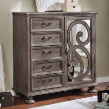 Furniture of America CM7661AR Lysandra - Armoire - Rustic Natural
