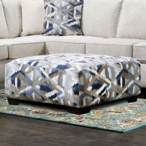 Furniture of America SM5403-OT Heathfield - Ottoman - Multi