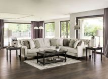 Furniture of America SM7772-SECT Waldport - Sectional - Ivory