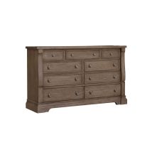 Samuel Lawrence Furniture S958-010 Lawson's Creek - 9-Drawer Dresser - Dark Brown