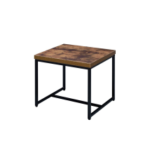ACME 80617 Bob - End Table - Weathered Oak & Black