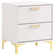 CoasterEveryday 224402 Kendall - 2-Drawer Nightstand - White