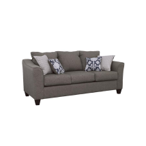 CoasterEssence 506021 Salizar - Upholstered Flared Arm Sofa - Charcoal Gray