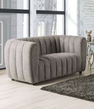 Furniture of America FM61002GY-LV Aversa - Loveseat - Charcoal Gray