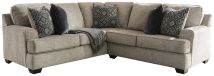 Ashley Furniture 56103S3 Ashley Furniture 56103S3 Bovarian - Left Arm Facing Sofa With Corner Wedge 2 Pc Sectional - Stone