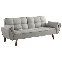 Coaster Fine Furniture 360096 Caufield - Upholstered Tufted Convertible Sofa Bed - Gray