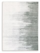 Signature Design by Ashley® R406251 Milset - Black / White / Gray - Large Rug