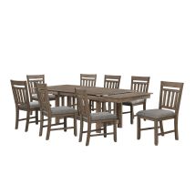 New Classic 40-3412-D8C New Classic 40-3412-D8C Harrisburg - Dining Table & 8 Chairs - Brown