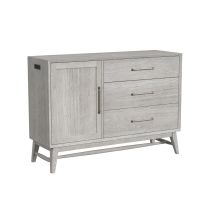 Intercon BY-CA-5640-WHT-C Intercon BY-CA-5640-WHT-C Bayside - Sideboard - Silver