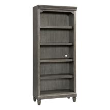 Intercon FR-HO-7632B-PEW-C Foundry - 76" Bunching Bookcase - Brushed Pewter